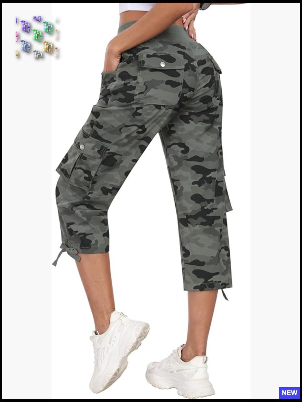 Lightweight Cargo Capris Hiking Pants Quick Dry Outdoor Athletic Travel Casual